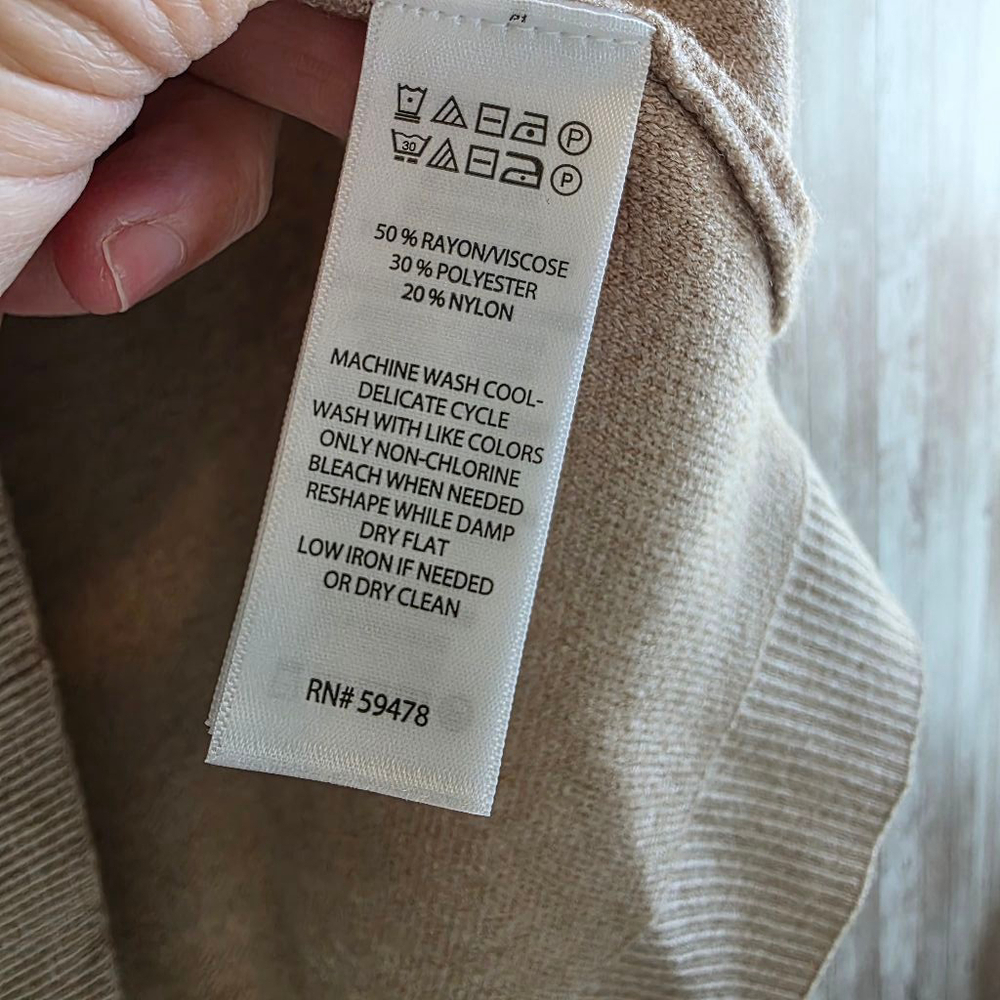 Women's Cynthia Rowley XS Beige Hoodie - Picture 9 of 10